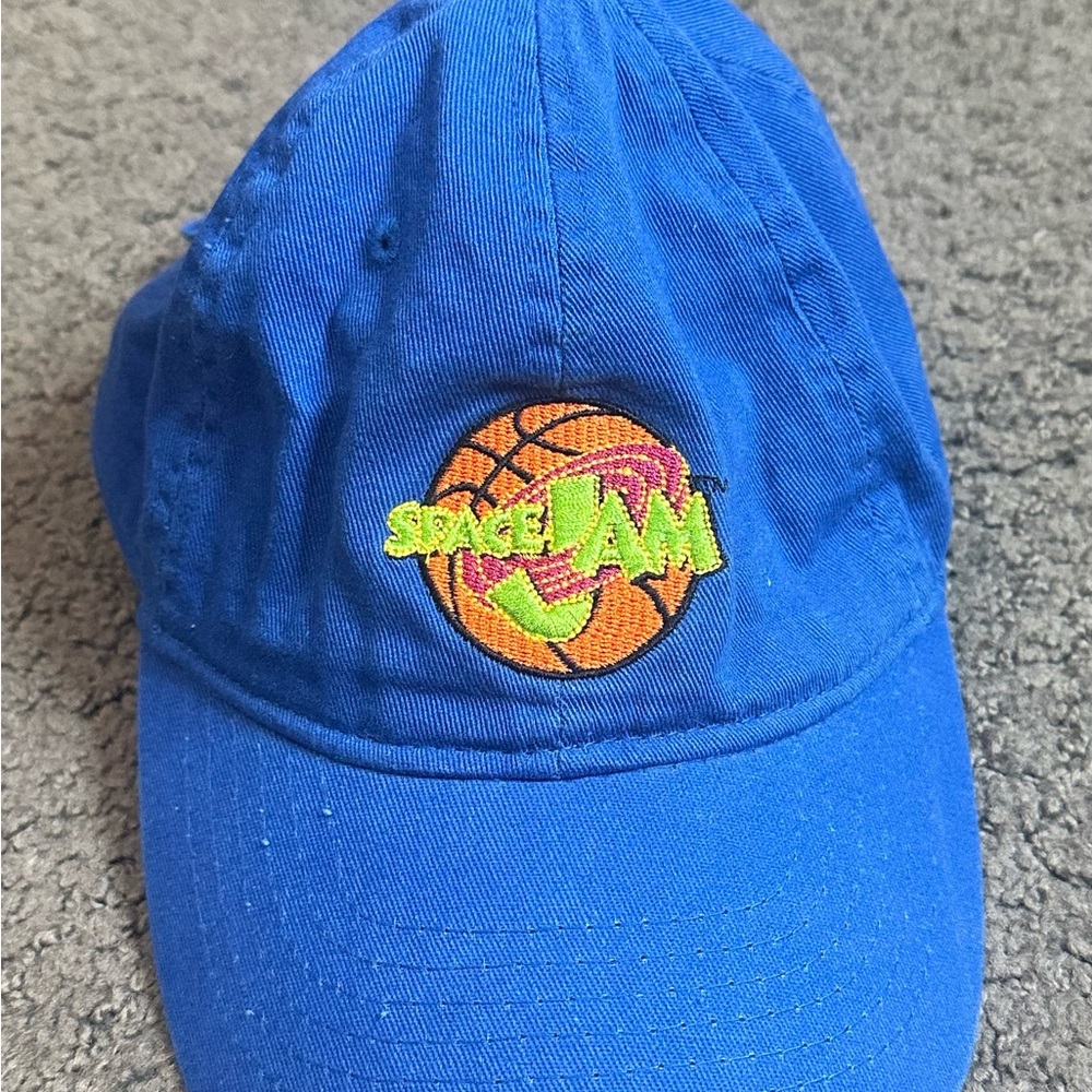 Vintage Space Jam Men’s Hat Adjustable Blue Looney Tunes Dad